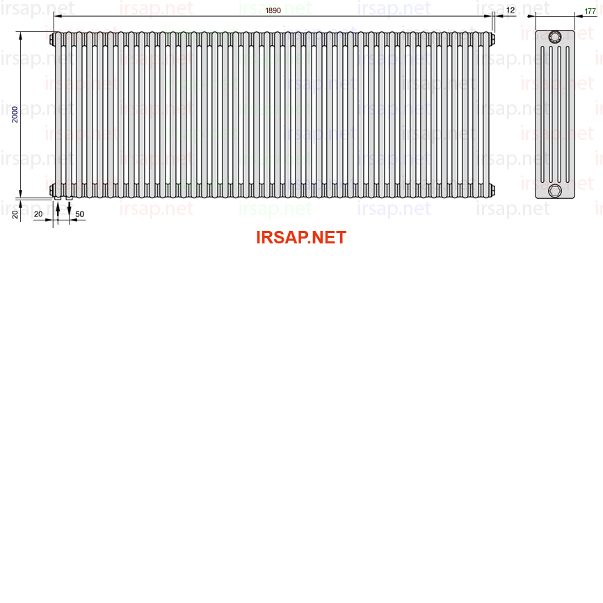 Радиатор IRSAP Tesi 52000/42 T18 CL 01
